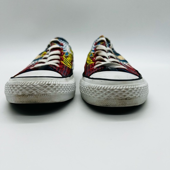 Converse Wonder Woman Red and Blue Sneakers Classic Canvas Style Size 4.5 - Picture 9 of 13